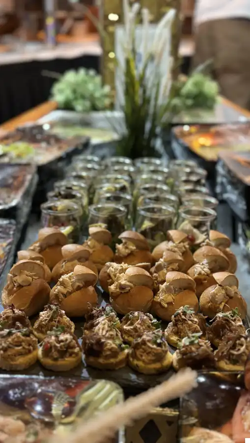 Enjoy the mouth watering food at dhow cruise party